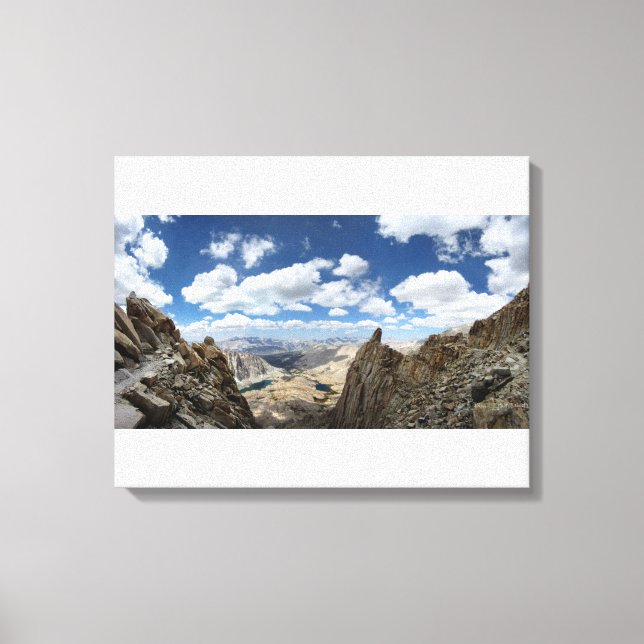 Impressão Em Tela Mt Whitney Trail - John Muir Trail (Frente)