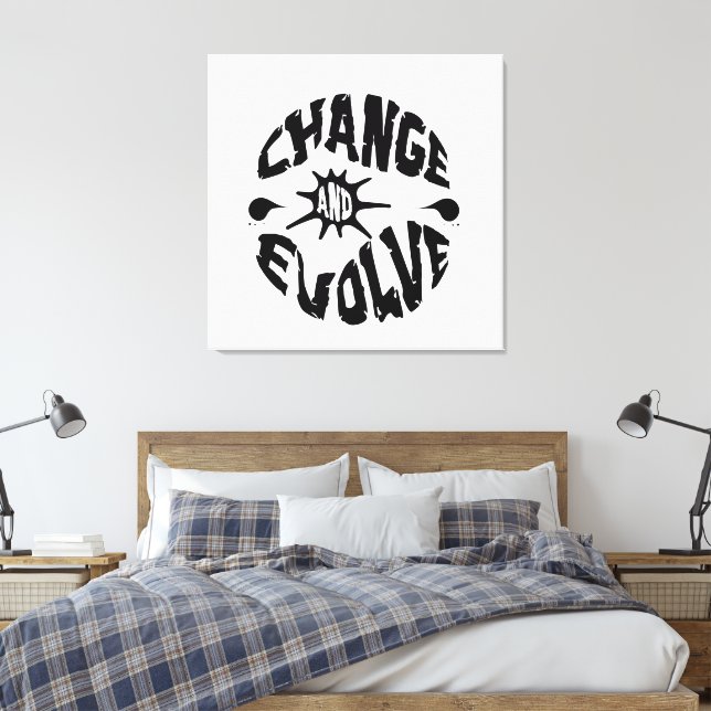 IMPRESSÃO EM TELA MUDANÇA E EVOLUÇÃO (Insitu(Quarto))