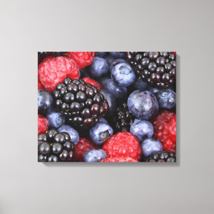 Impressão Em Tela Muito Berry