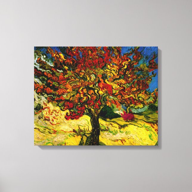 Impressão Em Tela Mulberry Tree Van Gogh Fine Art (Frente)