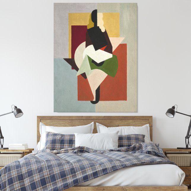 Impressão Em Tela Mulher (Insitu(Quarto))