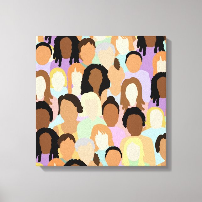 Impressão Em Tela Mulher | arte digital (Frente)