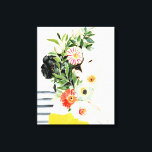 Impressão Em Tela Mulher com Flores<br><div class="desc">Cresça como eu,  por Victoria Borges. | 138523GG</div>