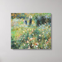 Mulher com Parasol em Jardim Renoir Bela Arte