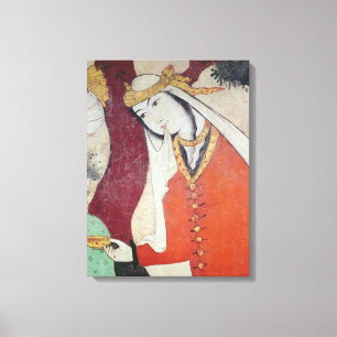 Impressão Em Tela Mulher da corte de Shah Abbas mim, 1585-1627