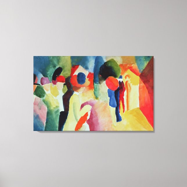 Impressão Em Tela Mulher de Jaqueta Amarela, 1913 (Frente)