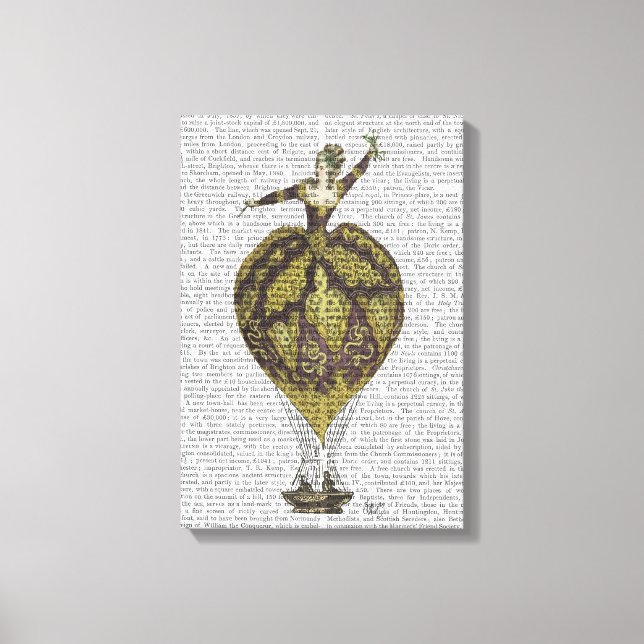 Impressão Em Tela Mulher do Balão de Ar Quente (Frente)