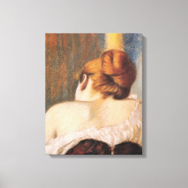 Impressão Em Tela Mulher em um Corset (por Federico Zandomeneghi)