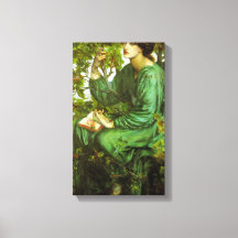 Mulher em Verde (Sonho do Dia) (por D.G. Rosetti)