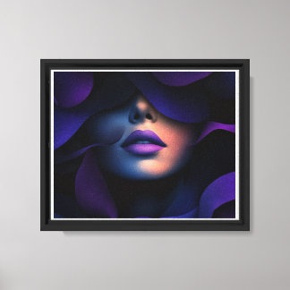 Impressão Em Tela Mulher Mística - Arte Parede Estética