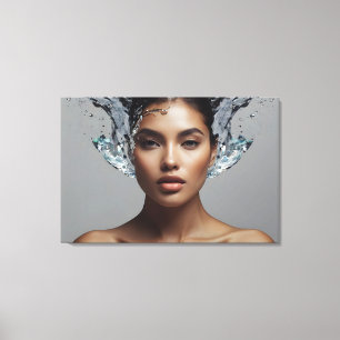 Impressão Em Tela Mulher moda, belas artes