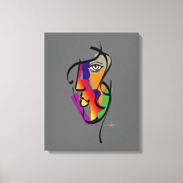 Impressão Em Tela Mulher multicultural (Frente)