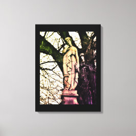 Impressão Em Tela Mulher no inverno