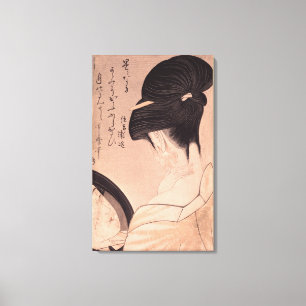 Impressão Em Tela Mulher que pôr sobre a composição