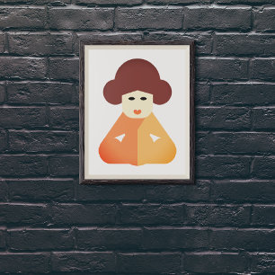 Impressão Em Tela Mulheres Chinesas Tradicionais