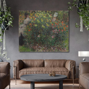 Impressão Em Tela Mulheres entre Flores Monet 1875