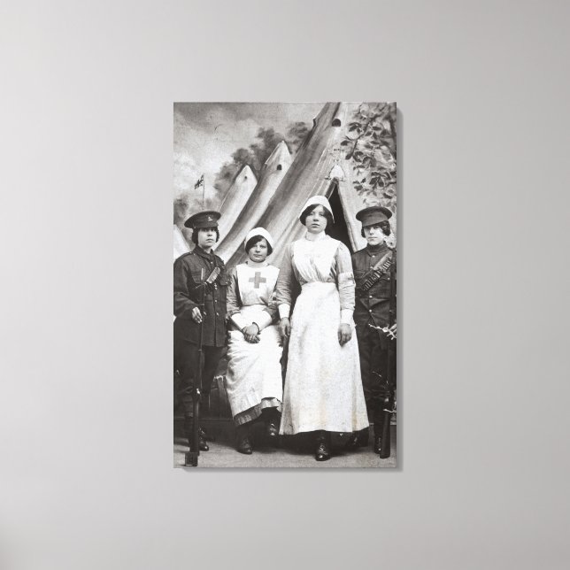 Impressão Em Tela Mulheres na Guerra, 1914-18 (Frente)