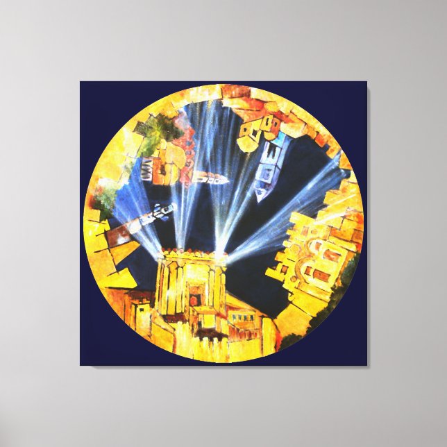 Impressão Em Tela Mundo a vir (Frente)