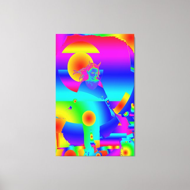 Impressão Em Tela Mundo Mágico (Frente)