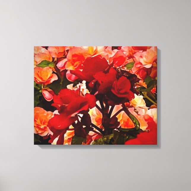Impressão Em Tela MUNDO rosa (Frente)