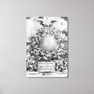 Impressão Em Tela Mundus Subterraneus por Athanasius Kircher