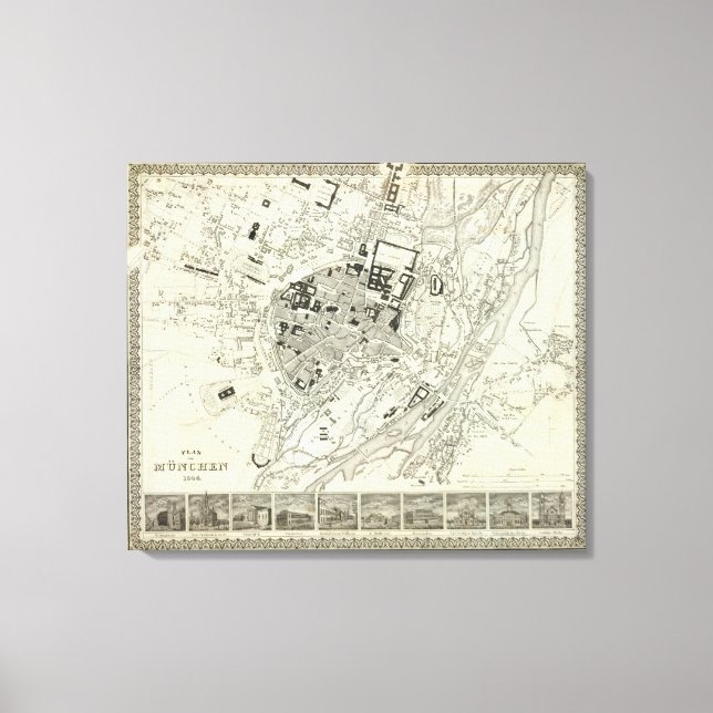 Impressão Em Tela Munique, Alemanha (Frente)