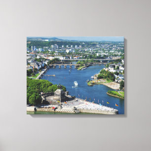 Impressão Em Tela Mural alemão Eck em Koblenz