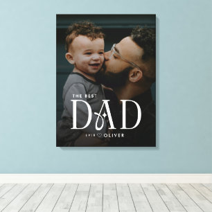 Impressão Em Tela Mural Personalizado Moderno Melhor Pai do Mundo