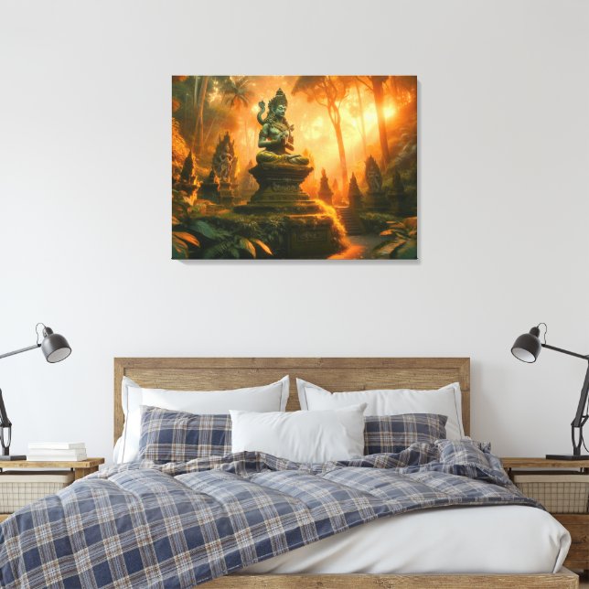 Impressão Em Tela Murmurios Sagrados de Bali (Insitu(Quarto))
