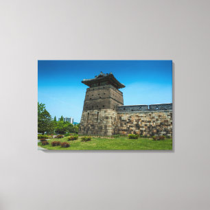 Impressão Em Tela Muros da Fortaleza de Suwon