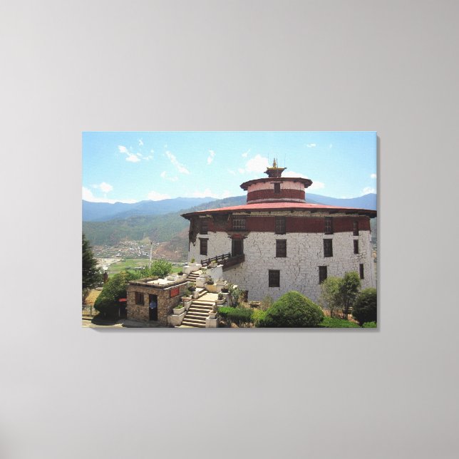 Impressão Em Tela museu do butão (Frente)