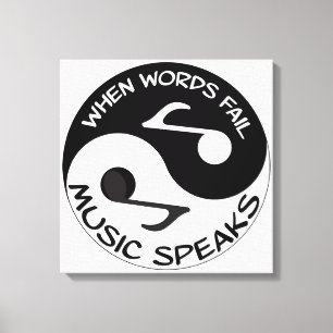 Impressão Em Tela Música