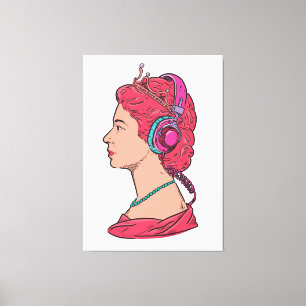Impressão Em Tela Música da Rainha