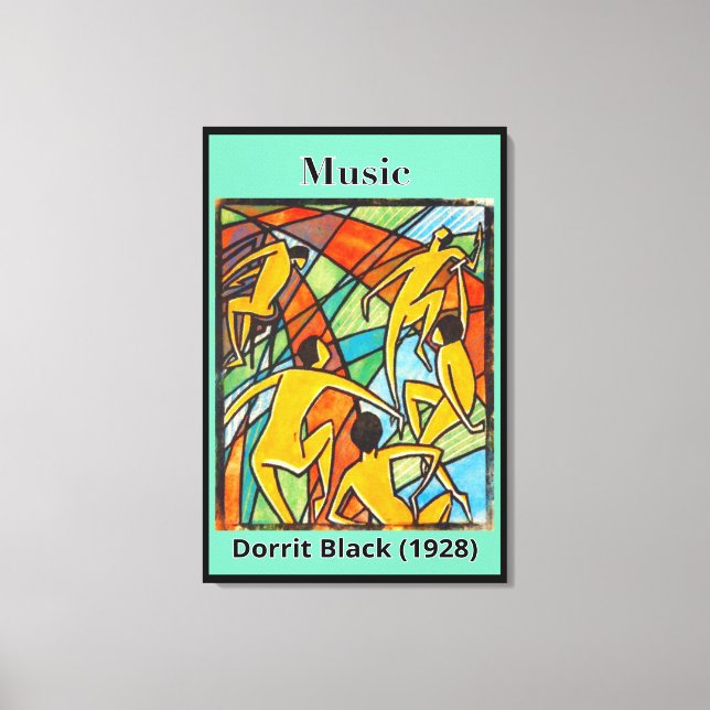 Impressão Em Tela Música por Dorrit Black (1928) (Frente)