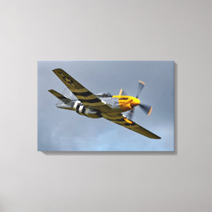 Impressão Em Tela Mustang norte-americano 'Frankie feroz de P-51D