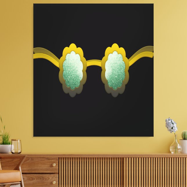 Impressão Em Tela My Polarized Glasses are Ready (Insitu(Sala de estar))