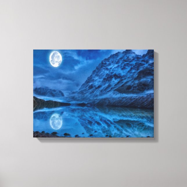 Impressão Em Tela Mystical Lunar Midnight (Frente)