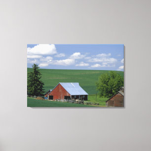 Impressão Em Tela N.A., EUA, Idaho, Latah County perto de Genesee.