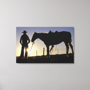 Impressão Em Tela N.A., EUA, Oregon, Seneca, rancho de Ponderosa,