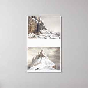 Impressão Em Tela N.E. Cabo de América e parte da ilha de Leopold (