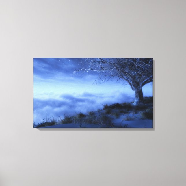 Impressão Em Tela Na borda do mundo (inverno) (Frente)