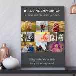 Impressão Em Tela Na Cinza de Colagem de Fotografias Personalizada 1<br><div class="desc">No Loving Memory Photo Collage em uma canvas alta, que você pode personalizar com fotos de seus entes queridos. O texto é totalmente editável, e atualmente lê-se "na amável memória de Nana e Avô" no topo e, "Eles pediram tão pouco, mas deram tanto" no final. O modelo de foto está...</div>