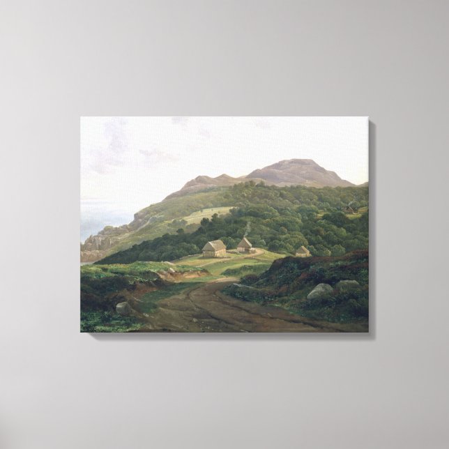 Impressão Em Tela Na costa sueca, 1828 (Frente)