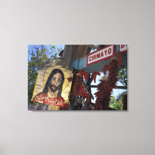 Impressão Em Tela NA, EUA, Novo México, Papais noeis Fe.