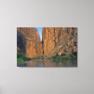 Impressão Em Tela NA, EUA, Texas, Parque Nacional Big Bend. Rio