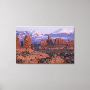 Impressão Em Tela NA, EUA, Utah, Arches National Park. Jardim de