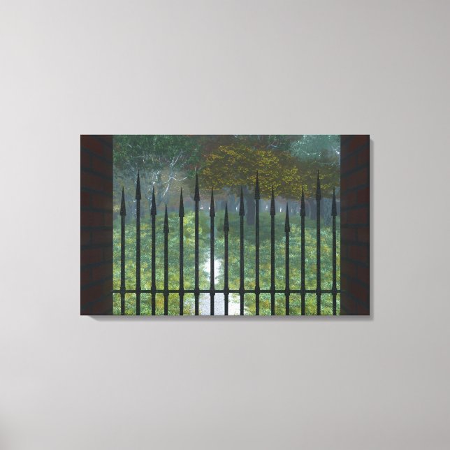 Impressão Em Tela Na Impressão da Tela da Floresta Antiga (Frente)