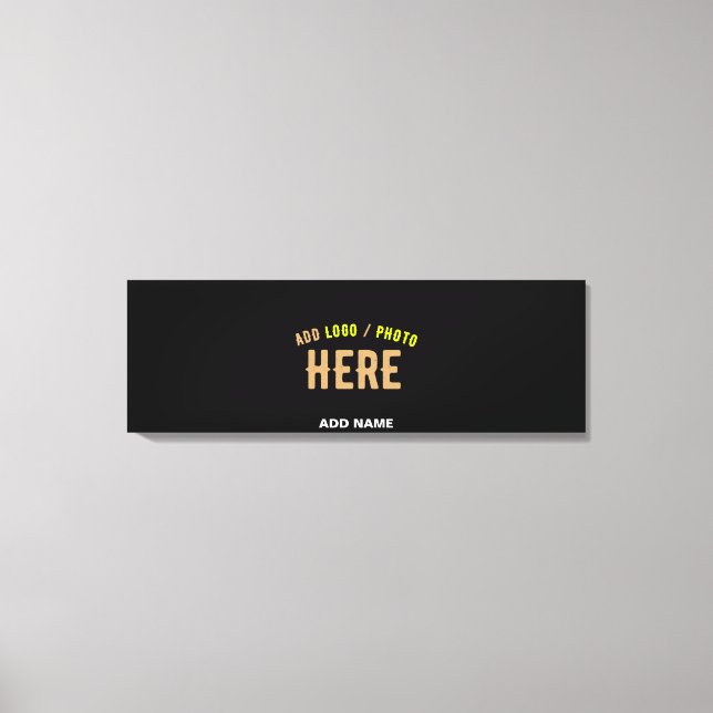 IMPRESSÃO EM TELA NA MODA MODERNO PERSONALIZÁVEL NEGRO VERIFICADO CO (Frente)