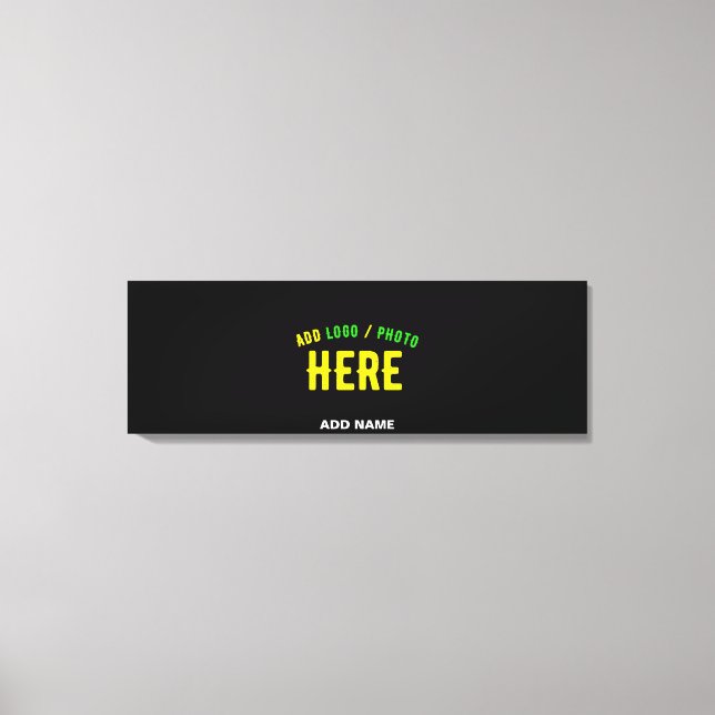 IMPRESSÃO EM TELA NA MODA MODERNO PERSONALIZÁVEL NEGRO VERIFICADO CO (Frente)