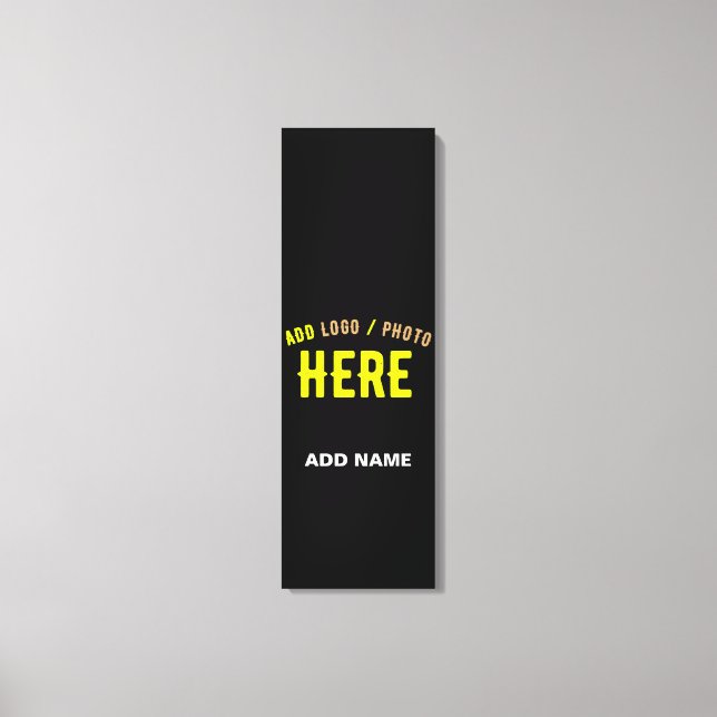 IMPRESSÃO EM TELA NA MODA MODERNO PERSONALIZÁVEL NEGRO VERIFICADO CO (Frente)